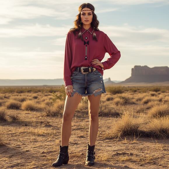 Vintage Beaded Blouse by Gordon & James - Picture 5 of 7